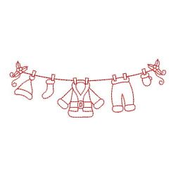 Redwork Christmas 02(Md) machine embroidery designs