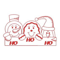 Redwork Christmas 10(Sm) machine embroidery designs