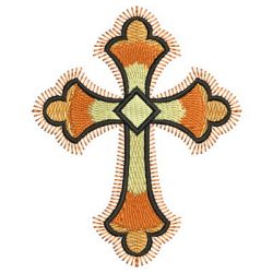 Fancy Crosses 10 machine embroidery designs