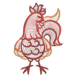 Vintage Roosters 03(Sm) machine embroidery designs
