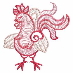 Vintage Roosters 08(Sm) machine embroidery designs