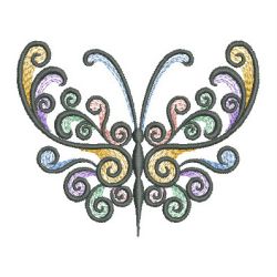 Colorful Butterflies 04(Lg) machine embroidery designs