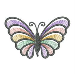 Colorful Butterflies 07(Md) machine embroidery designs