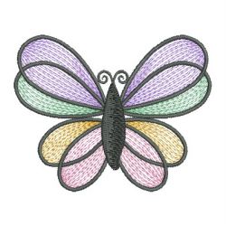 Colorful Butterflies 09(Lg) machine embroidery designs