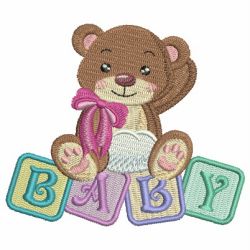 Baby Bear 08 machine embroidery designs