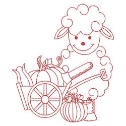 Redwork Farm Animals 01(Md) machine embroidery designs