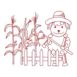 Redwork Farm Animals 07(Lg) machine embroidery designs