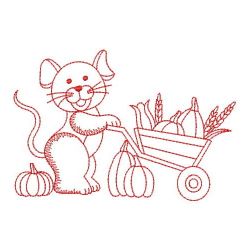 Redwork Farm Animals 10(Md) machine embroidery designs