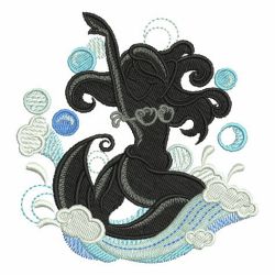 Silhouette Mermaid 05 machine embroidery designs