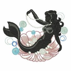 Silhouette Mermaid 08 machine embroidery designs