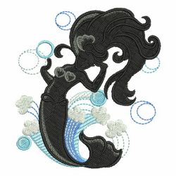 Silhouette Mermaid 10 machine embroidery designs