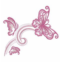 Swirly Butterflies 02(Md) machine embroidery designs