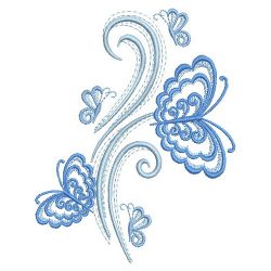 Swirly Butterflies 06(Lg) machine embroidery designs
