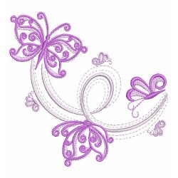 Swirly Butterflies 09(Lg) machine embroidery designs