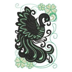 Silhouette Peacock 04 machine embroidery designs