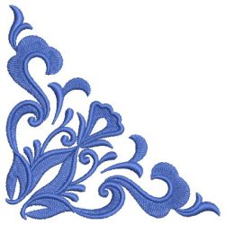 Flower Damask 04 machine embroidery designs