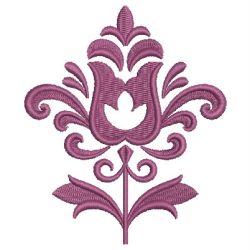Flower Damask 06 machine embroidery designs