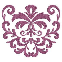 Flower Damask 07 machine embroidery designs