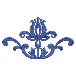 Flower Damask 13 machine embroidery designs
