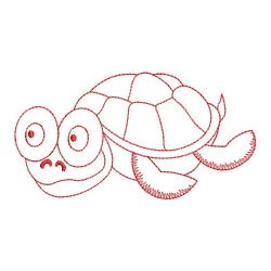 Redwork Sea Animals 05(Md) machine embroidery designs