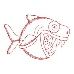 Redwork Sea Animals 09(Md) machine embroidery designs