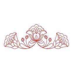 Redwork Heirloom Jacobean 01(Lg) machine embroidery designs