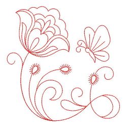 Redwork Heirloom Jacobean 02(Md)