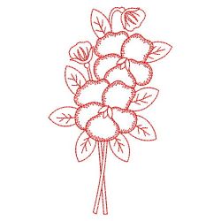 Redwork Assorted Flowers 10(Md) machine embroidery designs