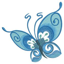 Colorful Butterfly 03(Md) machine embroidery designs