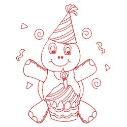 Redwork Holiday Turtle 02(Lg)