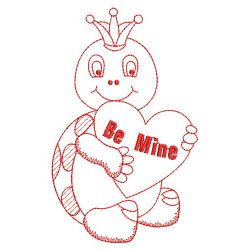 Redwork Holiday Turtle 04(Lg)