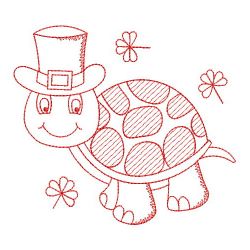Redwork Holiday Turtle 05(Sm) machine embroidery designs
