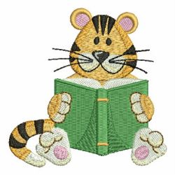 Tiger in School 05 machine embroidery designs
