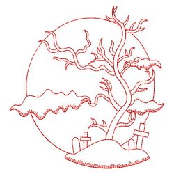 Redwork Halloween 05(Md) machine embroidery designs