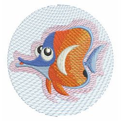 Tropical Fish 01 machine embroidery designs