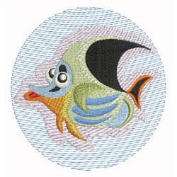 Tropical Fish 03 machine embroidery designs