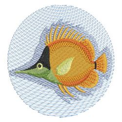 Tropical Fish 05 machine embroidery designs