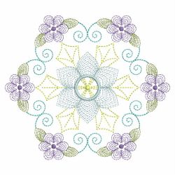 Rippled Heirloom Flowers 01(Lg) machine embroidery designs