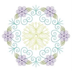 Rippled Heirloom Flowers 03(Lg) machine embroidery designs