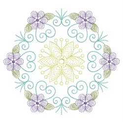 Rippled Heirloom Flowers 03(Lg) machine embroidery designs
