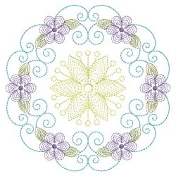 Rippled Heirloom Flowers 04(Lg) machine embroidery designs