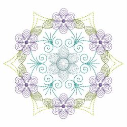 Rippled Heirloom Flowers 09(Sm) machine embroidery designs