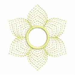 Rippled Heirloom Flowers 11(Lg) machine embroidery designs