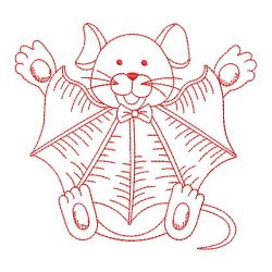 Redwork Halloween Mouse 06(Lg)