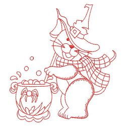 Redwork Halloween Mouse 07(Lg) machine embroidery designs
