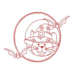 Redwork Halloween Mouse 08(Lg) machine embroidery designs