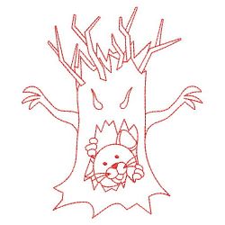 Redwork Halloween Mouse 09(Lg) machine embroidery designs