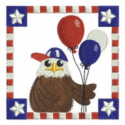 Patriotic Eagle machine embroidery designs