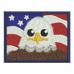 Patriotic Eagle 03 machine embroidery designs