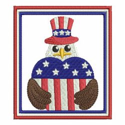 Patriotic Eagle 08 machine embroidery designs
